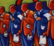 Detail from Richard Spice poster from the Oliver Green book Underground Art